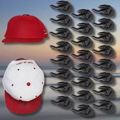 24pc Baseball Hat Rack Wall Mount Super Strong Hat Rack Display Hooks for Wall
