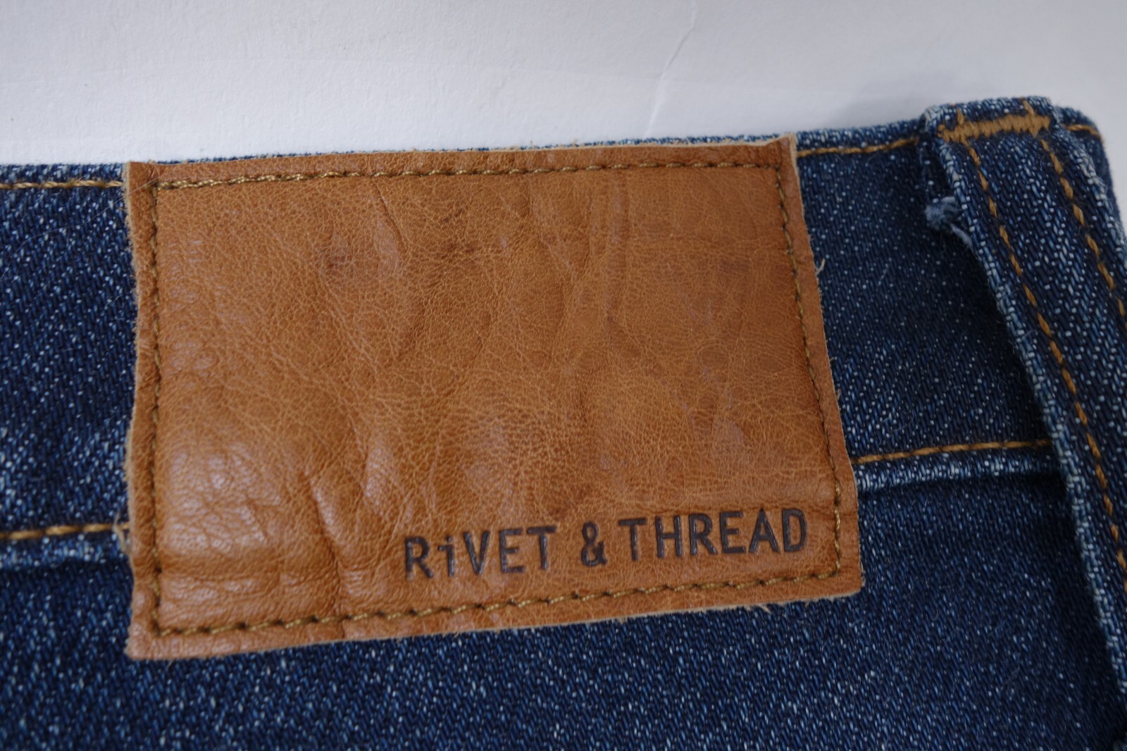 Rivet & Thread Selvedge Jeans Boyfriend Fit Women Siz… Gem