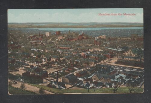 Hamilton Ontario Postcard Aerial View of Hamilton from the Mountain Unposted - Imagen 2 de 3
