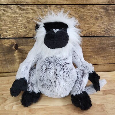 GANZ Webkinz Grey Langur Monkey Plush Stuffed Animal Toy No Code
