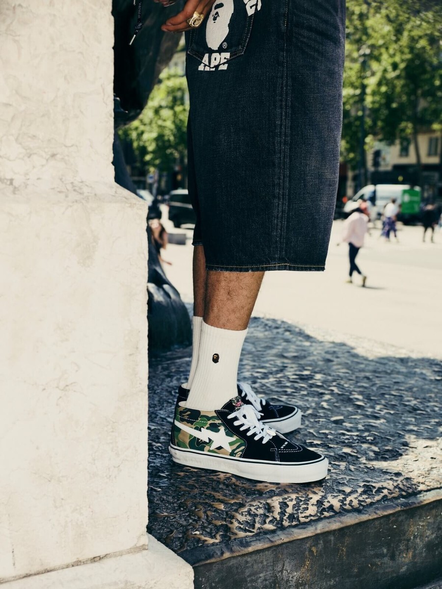 2日まで値下げ中！BAPE X VANS SK8 MID REISSUE 83
