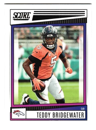 Teddy Bridgewater Football SCORE Sports Trading Cards