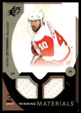 2010-11 SPx Winning Materials Henrik Zetterberg Detroit Red Wings #WM-HZ