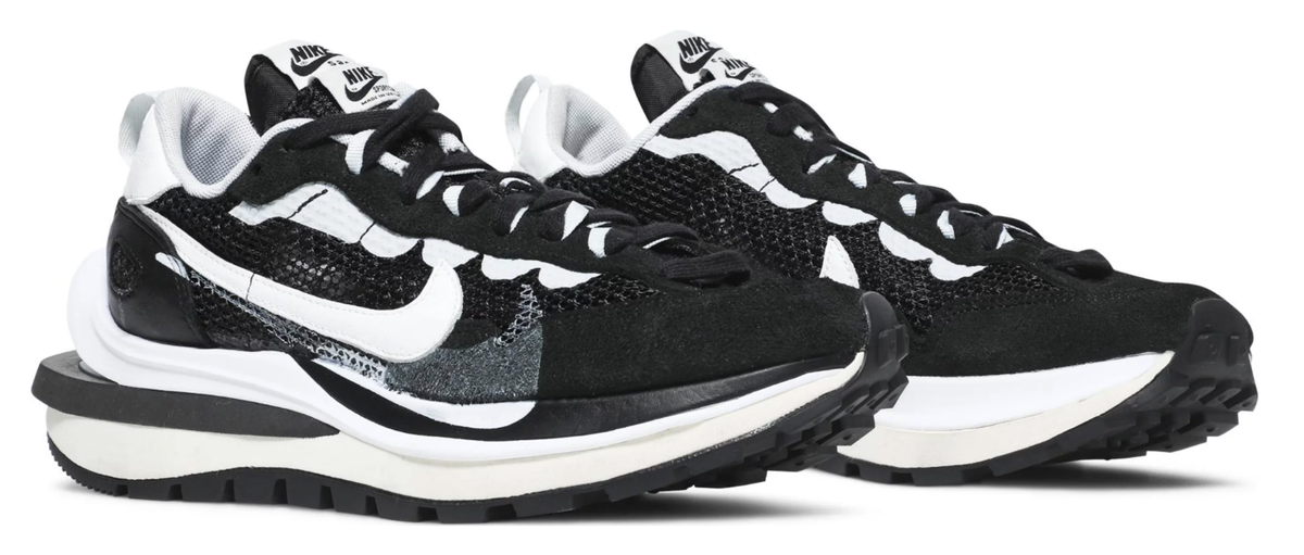 Size 8 - Nike VaporWaffle x Sacai Black White FAST SHIPPING!! | eBay