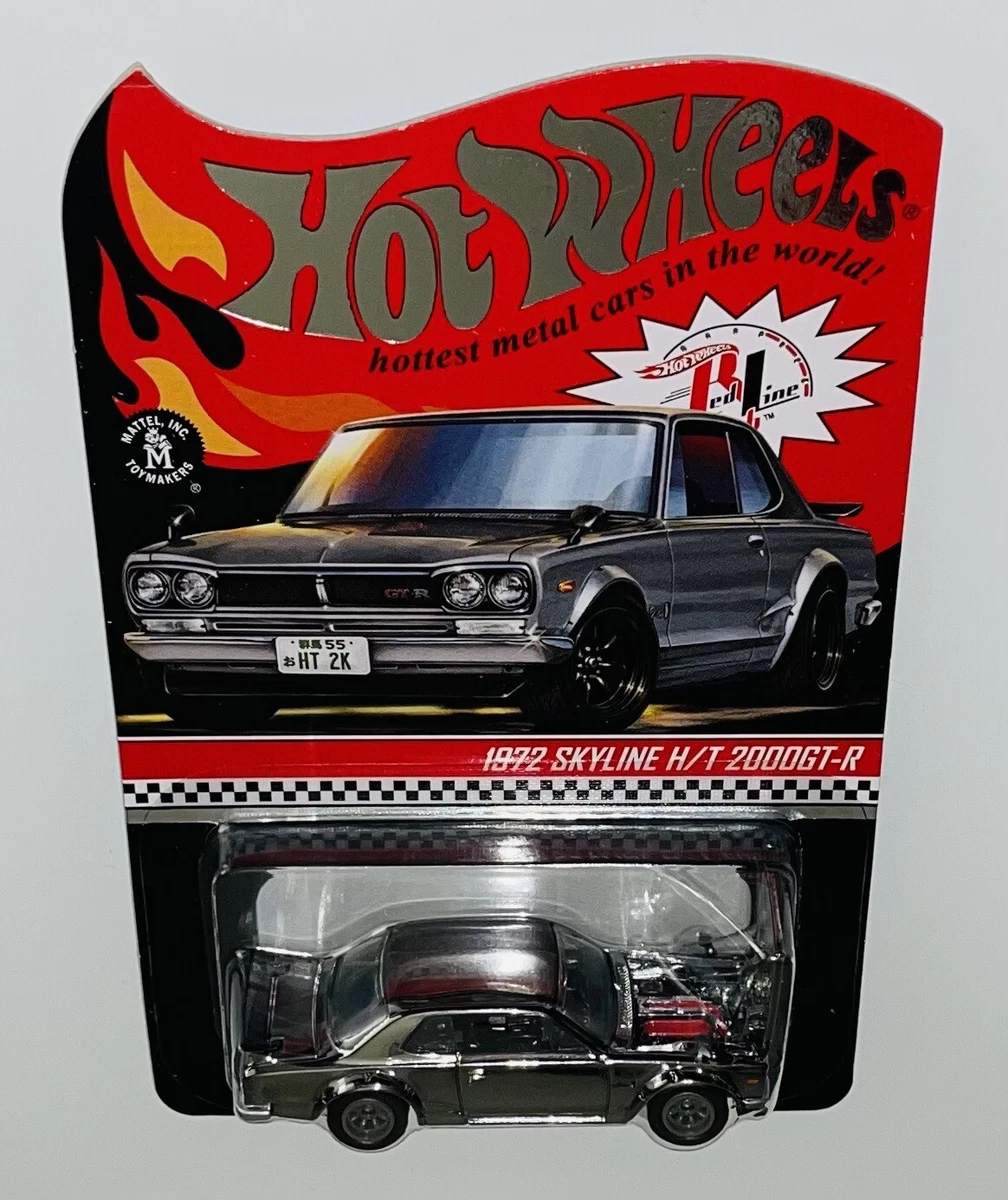 HOT WHEELS RLC RED LINE CLUB 1972 NISSAN SKYLINE HT 2000GT-R 