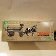 Ertl Texaco Horse Drawn Tanker Bank 1991 Die Cast Series 8 Limited Edition