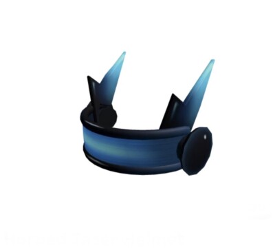 Robl0x | Horned Taser Helmet Blue Lightning Hat Series 1 - RARE Toy Code