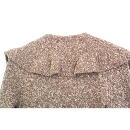 Moda International Vintage Boho Cropped Towel Terry Cardigan Sweater Sz S - Picture 4 of 8