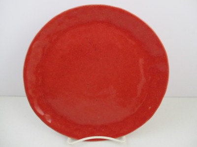 CASAFINA SPOT ON DINNER PLATE- RED -  11'' - 0909J