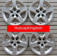 NEW 2007-2010 SATURN AURA 17" Screw-on Hubcap Wheelcover SET of 4 Silver