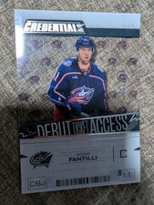 2023-24 UD Credentials Debut Ticket Access Acetate Adam Fantilli /149 #DTA-AF