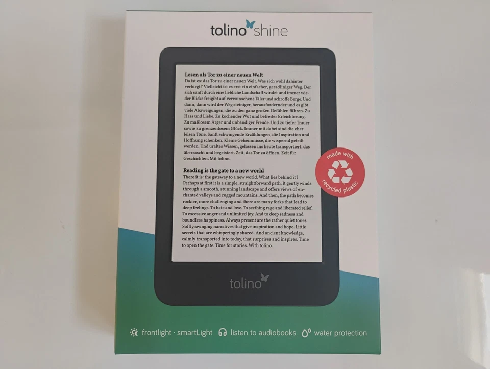 Tolino Shine 5. Generation, E-Reader, 16 GB, 6 Zoll HD E Ink Carta display - Bild 2 von 4