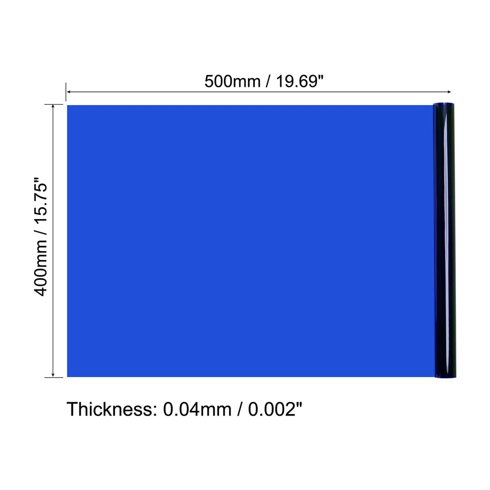 Gel Color Filter Paper Film 40x50cm Blue for Photo Studio Red Head Light - Image 2 of 4