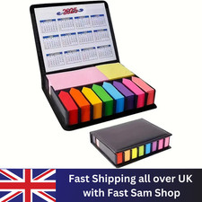 Sticky Notes Memo Arrow Index 1500 Page Bookmarks Adhesive Tabs Leather Set