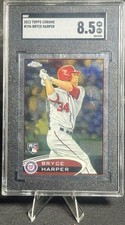 2012 BRYCE HARPER - TOPPS CHROME #196 Rookie Card RC - SGC 8.5. rookie card picture