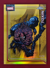 2026 Topps Chrome Marvel Gold Refractor Toxin Symbiote #181 48/50