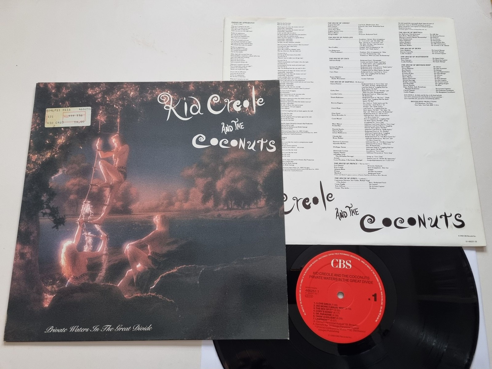 Kid Creole And The Coconuts - Private Waters In The Great Divide Vinyl LP Europe