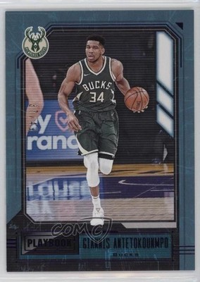 2020-21 Panini Chronicles Playbook Purple /49 Giannis Antetokounmpo #185 1nr7