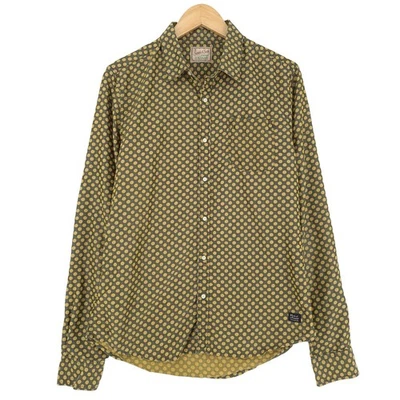 Scotch & Soda Chemise Vintage Homme Col Ajouré Boutonnée Polka, Taille M - Photo 1/4