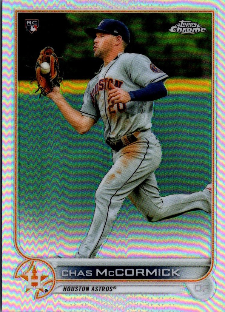 2022 Topps Chrome Refractors #43 Chas McCormick RC Houston Astros