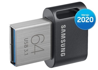 8801643233495 Pendrive FIT Plus USB3.1 64 GB Gray MUF-64AB/AP Samsung