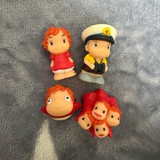 Ghibli Ponyo on the Cliff by the Sea Ponyo Sosuke Goldfish Ponyo Little Sisters