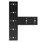 14"x10" T Shape Steel Bracket, Heavy Duty Truss Plate for Pergola Framing