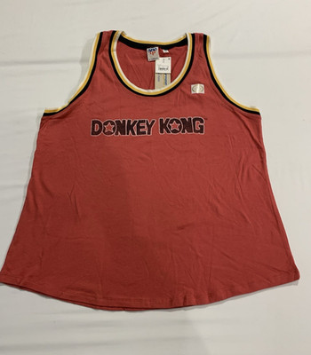 Donkey Kong Tank Top Junk Food Brand Unisex XXL Nintendo-Retro New With Tags B1
