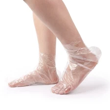 100pcs Paraffin Wax Bath Liners for Foot, Niubow Plastic Feet Protectors Cove...