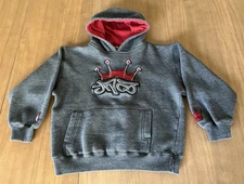 Vintage JNCO Jeans Youth Kids Size Large Hoodie Crown Logo Y2K 90’s Embroidered