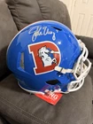 John Elway Autographed Authentic Denver Broncos Full Size Helmet Fanatics COA