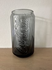 Grey MCDONALDS COCA COLA CAN SHAPE GLASS ~ great unused condition
