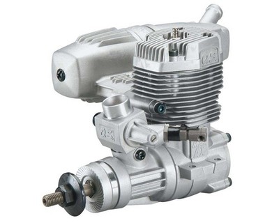 O.S. .55AX ABL Glow Airplane Engine w/E3071 Muffler & 40K Carburetor [OSM15612]