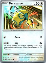 Dunsparce (Master Ball Pattern) 079/131 Prismatic Evolutions