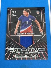 2024-25 Panini Obsidian Soccer Sophia Wilson Atomic Material Patch /35