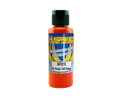 H-SPEED Lexan Airbrush Farbe 60ml Rot Orange HSPS219 