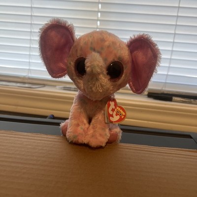 Ty Beanie Boos - ELLIE the Elephant 6'' Creased Top Heart Tag
