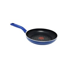 Tefal G80504 Chefclub Bratpfanne 24 cm Titanium Antihaft Pfanne Thermo Blau