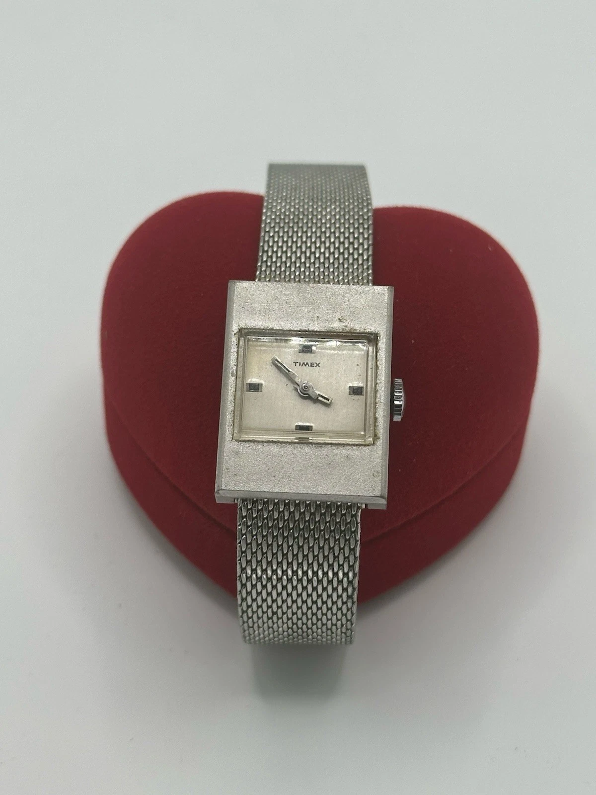 Montre Mécanique Timex Cadran Carré En État De Marche