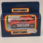 Rare Vintage 1990 Matchbox MB-25 Orange Peugeot 205 Turbo 16 New In Sealed Box