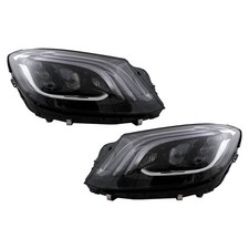 Voll-LED-Scheinwerfer für Mercedes S-Klasse W222 2013–2020 Schwarz Voll-LED-Scheinwerfer für Mercedes S-Klasse W222 2013–2020 Schwarz