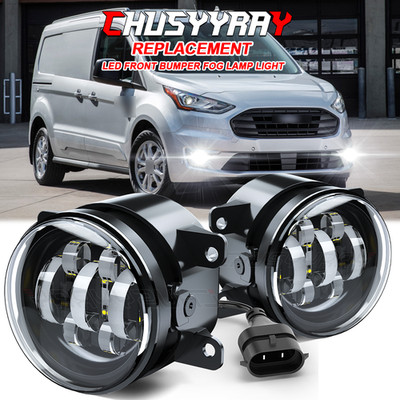 L+R Pair of LED Bumper Lamp Front Fog Light FIT FORD TRANSIT CONNECT 2011-2022