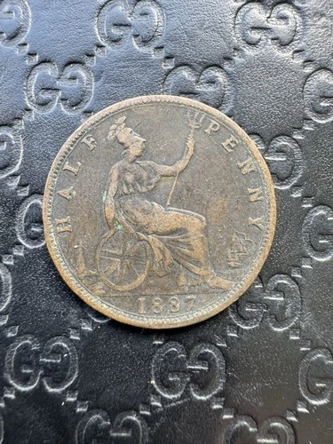 1887 Victoria Half Penny — photo from the most recent tracked eBay sale