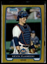 2012 Bowman Draft Picks & Prospects Chrome Gold Refractors Kevin Plawecki Auto