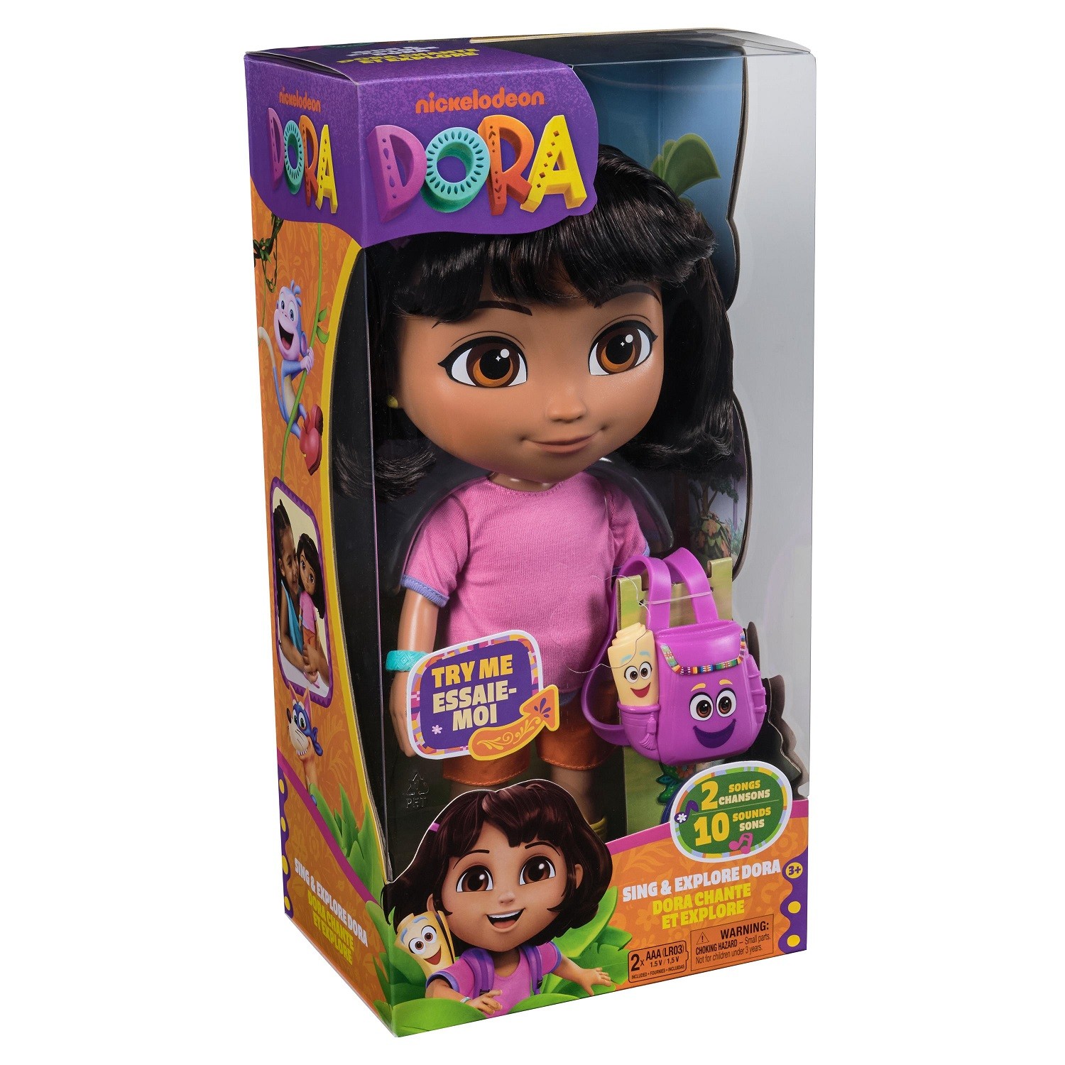 Poupée Dora Chante et Explore Dora l'Exploratrice interactive pour enfant
