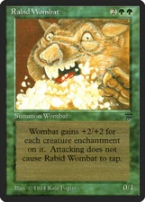 Rabid Wombat [Legends] Magic MTG