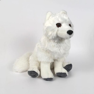 stuffed arctic fox plush animal