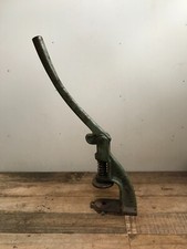 Vintage Mechanical Press Handy Button Mach Co. Junior Cast Steel Chicago USA