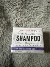 J·R·LIGGETT'S All-Natural Shampoo Bar, Tea Tree & Hemp Oil Formula - 3.5 Oz Bar