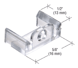 CRL L5840 Clear 5/8" x 1/2" Window Grid Retainers - Carded - Picture 2 of 7